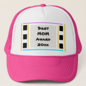 Beste Moeder Award 20xx Cool Girly Pink Trucker Pet (Voorkant)
