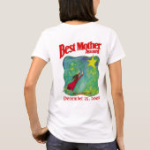 Beste Moeder Award - Kerstcadeau T-shirt (Achterkant)