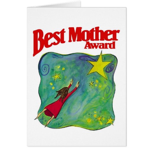 Beste Moeder Award Moederdagkaart (Voorkant)