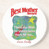 Beste Moeder Award Onderzetters (Voorkant)