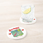 Beste Moeder Award Onderzetters (Zijkant)