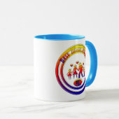 Beste Moeder Award Regenboog Familie Mok (Voorkant rechts)