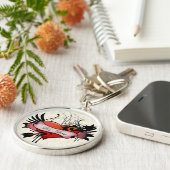 Beste Moeder Award Regenboog Familie Sleutelhanger (Zijkant)