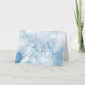 Beste Moeder beste moeder ooit pastel elegante blo Kaart (Voorkant)