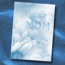 Beste moeder beste moeder ooit pastel elegante blo kaart