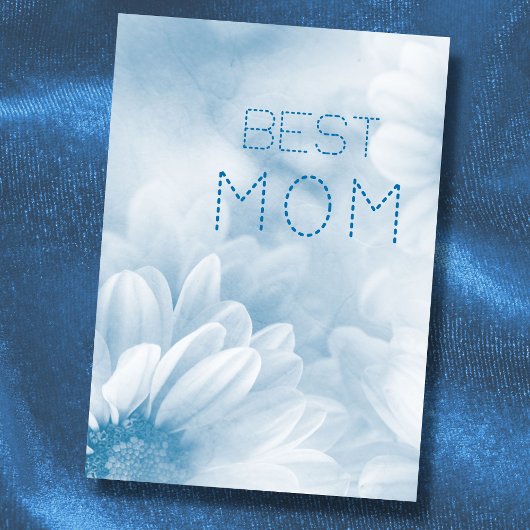 Beste moeder beste moeder ooit pastel elegante blo kaart