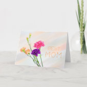 Beste moeder beste moeder ooit pastel elegante blo kaart (Voorkant)