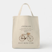 Beste Moeder  Bike Tote Bag (Achterkant)