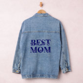 Beste Moeder Blauw USA Vlag Sterren & Strepen Denim Jacket (Hangar)