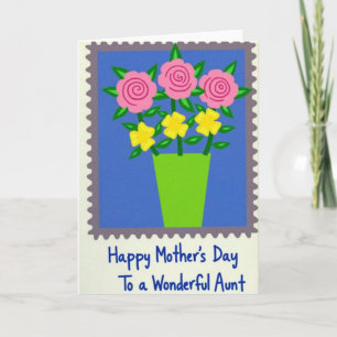 Beste Moeder Bloemrijke Postkaart Kaart