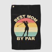 Beste Moeder By Par - Golfen Golfhanddoek (Voorkant)