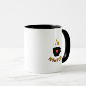 Beste moeder cadeau - "Mom Fuel" - Koffie Mok Icon (Voorkant rechts)