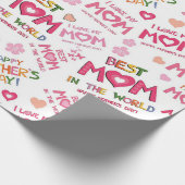 Beste moeder cadeaupapier (Hoek)