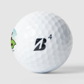 Beste Moeder door Par -Naam/ Initiaal  Golfballen (Logo)