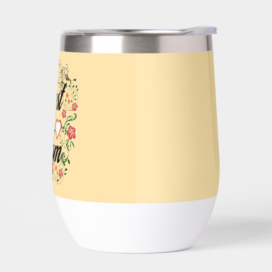 Beste moeder Elegant Bloemen Ontwerp (Links)