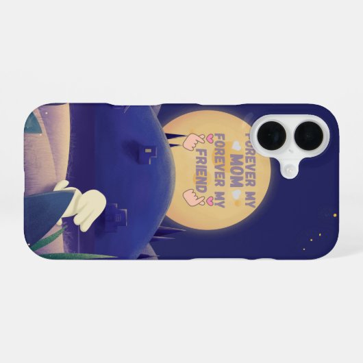 Beste moeder en beste vriend - Betekenisvolle Gift iPhone 16 Hoesje (Achterkant horizontaal)