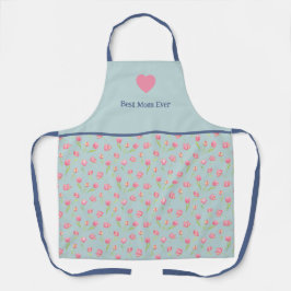Beste moeder en bloemenprint. All-Over Print Schor Schort