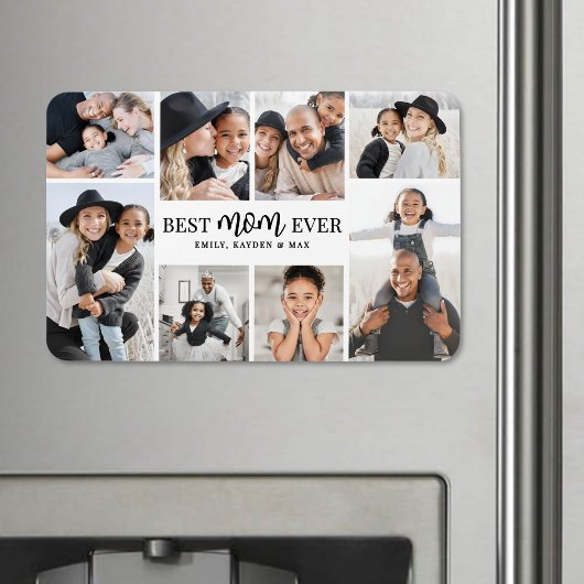 Beste Moeder Foto Collage Magneet