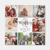 Beste moeder Foto Collage Pink Heart Magneet (Voorkant)