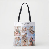 Beste Moeder Foto Collage Tote Bag (Voorkant)