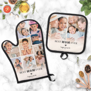 Beste Moeder Foto Ovenwant & Pannenlap Set