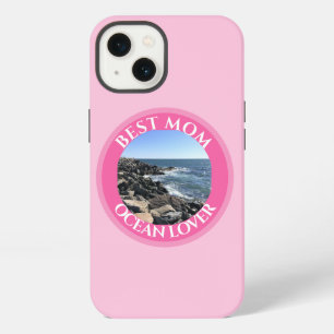 Beste Moeder Foto van Atlantische Oceaan Roze Zee iPhone 13 Hoesje