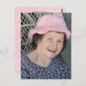 Beste Moeder Fotokaart met gedicht op de achterkan Briefkaart (Voorkant / Achterkant)