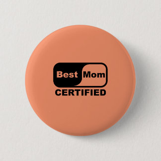 beste moeder gecertificeerd ronde button 5,7 cm