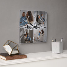 Beste moeder gepersonaliseerde 4 foto collage