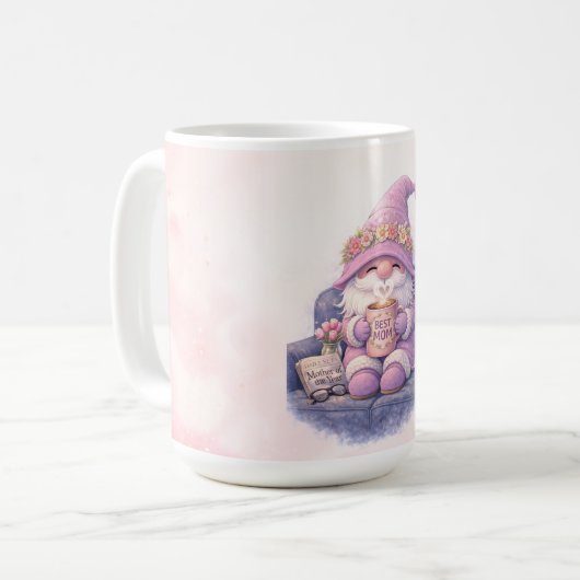 Beste Moeder Gnome Mok (Voorkant links)