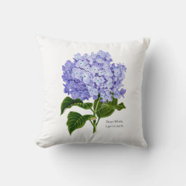 Beste moeder Grappige Hortensia Botanische Bloemen Kussen
