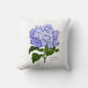 Beste moeder Grappige Hortensia Botanische Bloemen Kussen