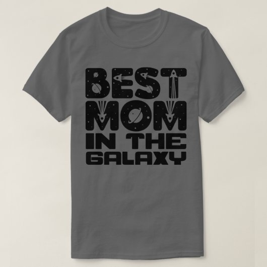 Beste moeder in de Galaxy 2 T-shirt (Design voorkant)