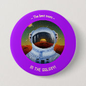 Beste moeder in de Galaxy Button - Moederdag (Voorkant)