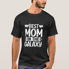 Beste moeder in de Galaxy Retro-stijl T-shirt