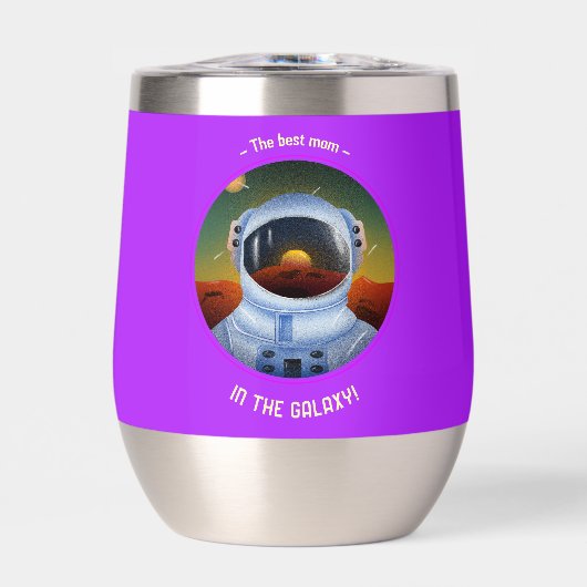 Beste moeder in de Galaxy Stemless Wine Tumbler (Voorkant)