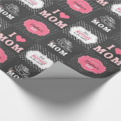 Beste moeder in de hele wereld cadeaupapier (Hoek)