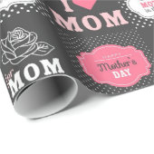 Beste moeder in de hele wereld cadeaupapier (Rol Hoek)