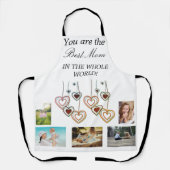 Beste moeder in de hele wereld fotocollage schort (Voorkant)