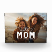 Beste moeder in de hele wereld moederdag fotoblokken (Voorkant)