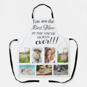 Beste moeder in de hele wereld Photo Collage Schor Schort (Voorkant)