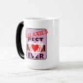 Beste moeder in de melkweg magische mok (Voorkant links)