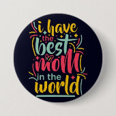 Beste moeder in de wereld Button (Voorkant)