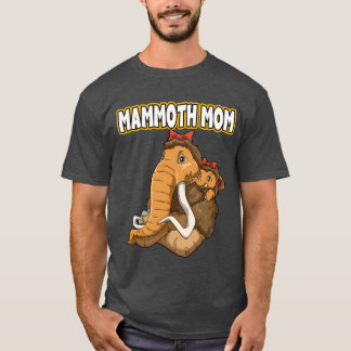 Beste moeder in de wereld Moederdag moeder mammoet T-shirt
