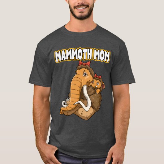 Beste moeder in de wereld Moederdag moeder mammoet T-shirt (Voorkant)