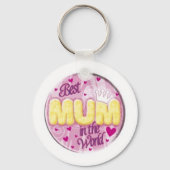 beste moeder in de wereld sleutelhanger (Voorkant)