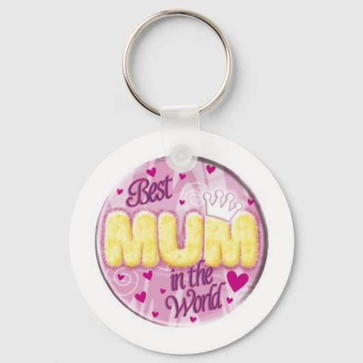 beste moeder in de wereld sleutelhanger (Voorkant)