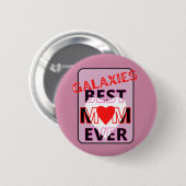 Beste moeder in het melkwegstelsel ronde button 5,7 cm (Voorkant /achterkant)
