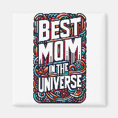 Beste moeder in het universum magneet (Voorkant)