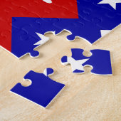 Beste Moeder in patriottische diamantvorm Legpuzzel (Zijkant)